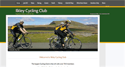 Desktop Screenshot of ilkleycyclingclub.org.uk